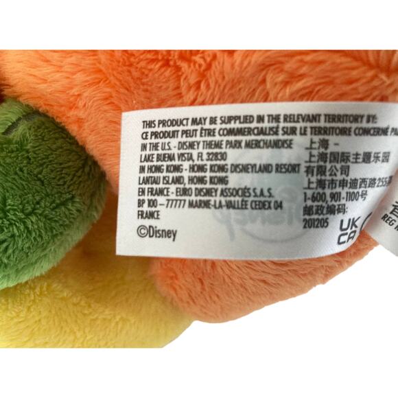 NWT Disney Orange Bird Big Feet Scented Plush 10 inches - Picture 6 of 11